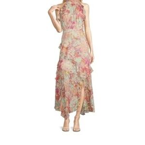 Alex Marie Floral Ruffle Maxi Dress size 2